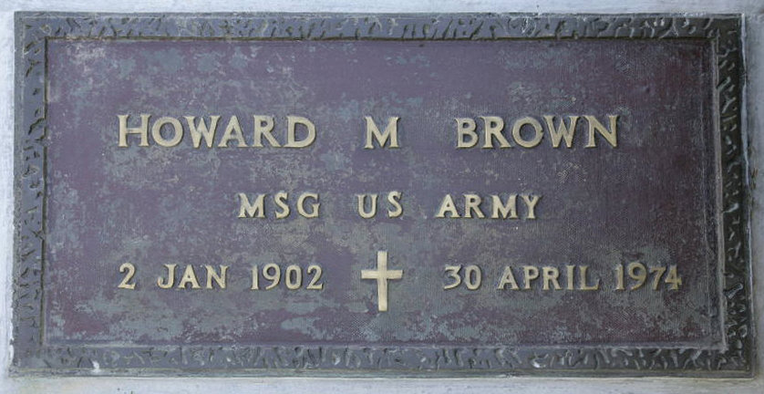 BROWN HOWARD M