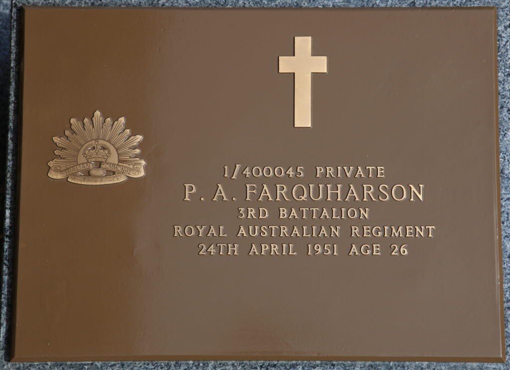 FARQUHARSON P A