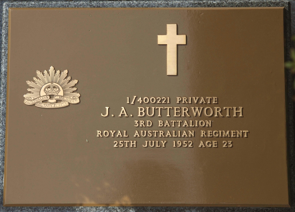 BUTTERWORTH J A