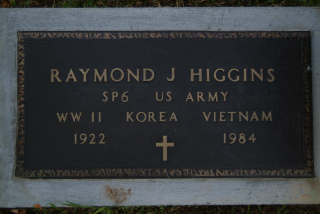 HIGGINS RAYMOND J
