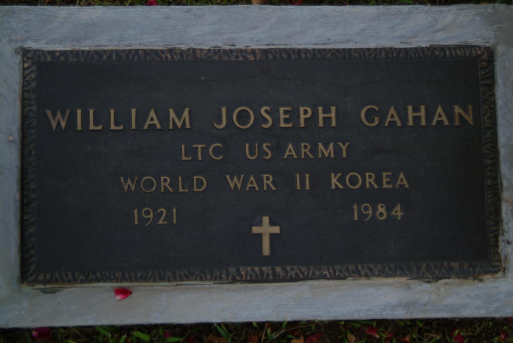 GAHAN WILLIAM JOSEPH